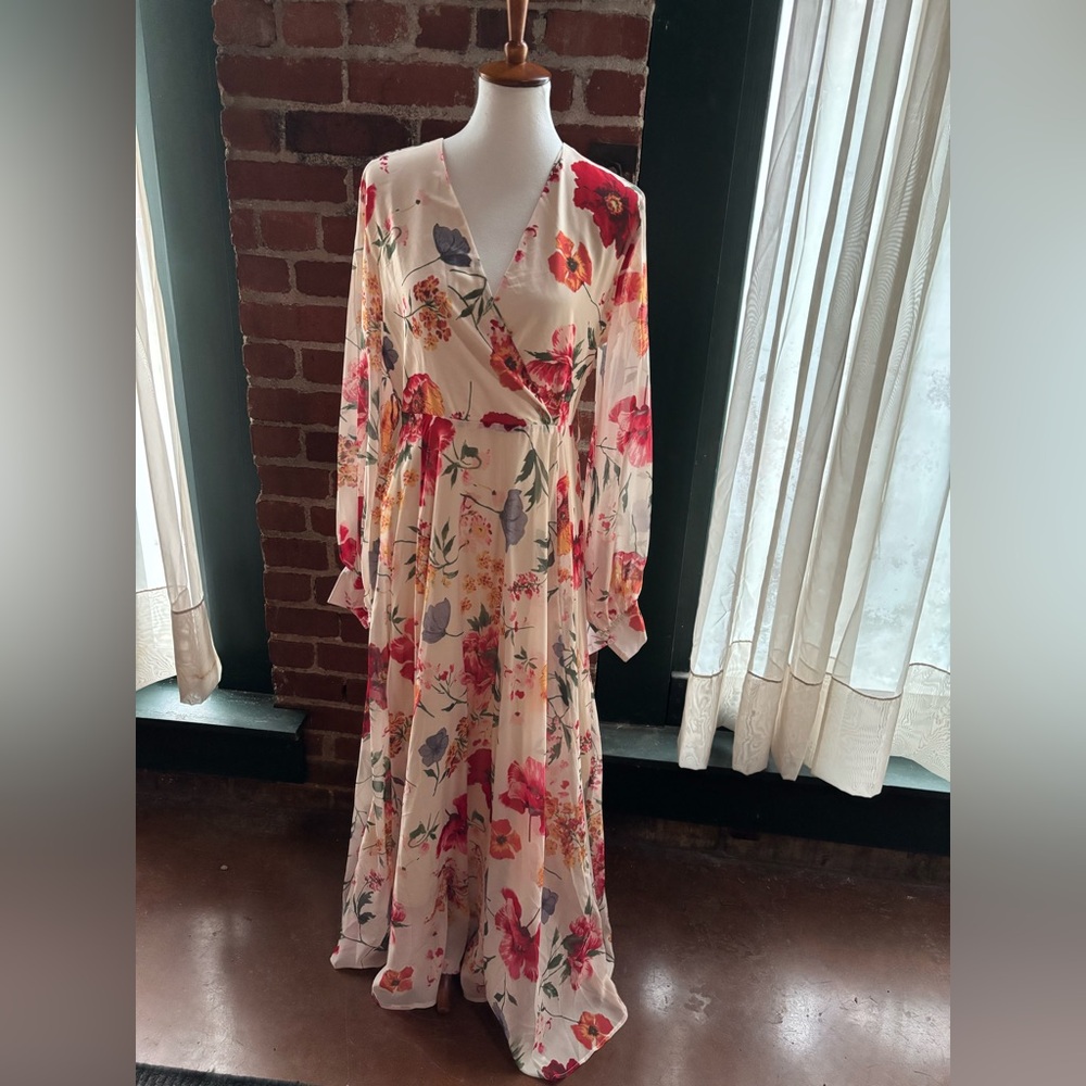 Chicwish Floral Maxi Dress